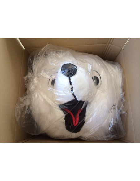 Kostüm Eisbär Maskottchen (Plüsch Stoff Figur)