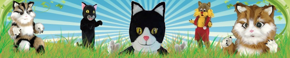 Cat Costumes Mascot ✅ Running figures advertising figures ✅ Promotion costume shop ✅