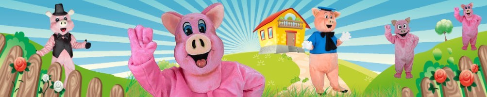 Schwein Kostüme Maskottchen ✅ Lauffiguren Werbefiguren ✅ Promotion Kostümshop ✅