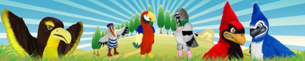 Vogel Kostüme Maskottchen ✅  Lauffiguren Werbefiguren ✅ Promotion Kostümshop ✅